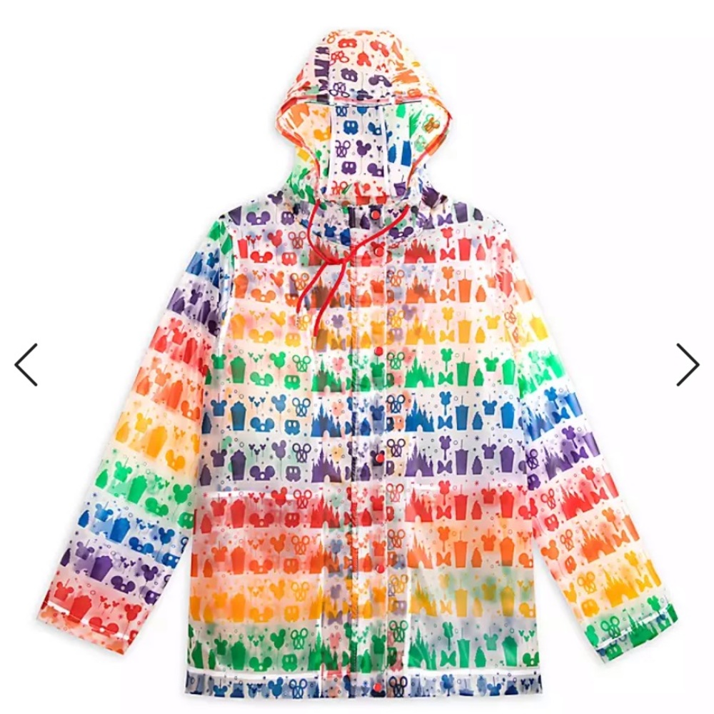 Rainbow Disney Collection Disney Parks Rain Jacket